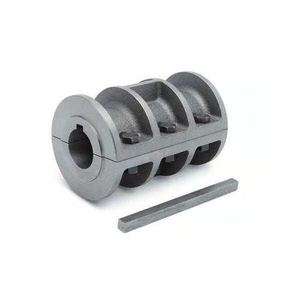 Dodge 1'' Finished Bore Ribbed Rigid Coupling 009001 1X1 Zoro